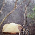 My bike and tent in Kangaroo Island campground
