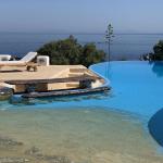 Infinity pool on Paros