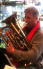 Played euphonium in several bands and combos.