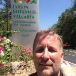 At the entrance to the Pueto Vallarta Botanical Garden