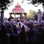 Band Stand and Compton Heights Concert Band in Tower Grove Park