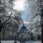 Gazebo in Winter. Tower Grove Park
